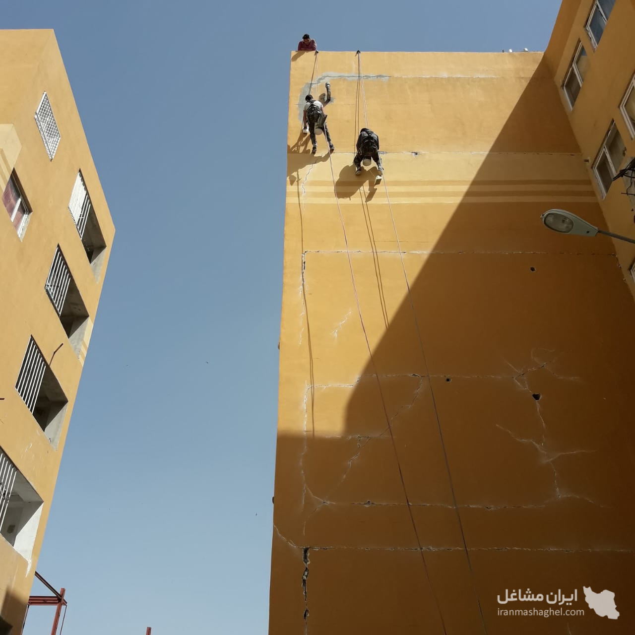 خدمات کار در ارتفاع باراپل و کلایمر میرزایی در کرمانشاه